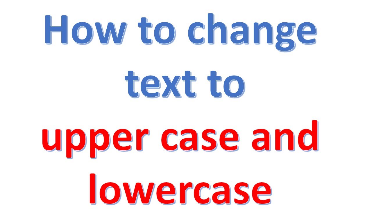 how-to-change-text-to-upper-case-and-lowercase-in-ms-word-youtube