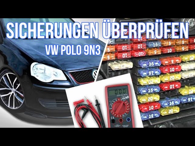 Sicherungskasten Batterie VW POLO (9N_) 1.2 44 KW