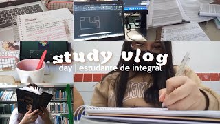 study vlog - um dia de estudos comigo (estudante de integral) 🌷