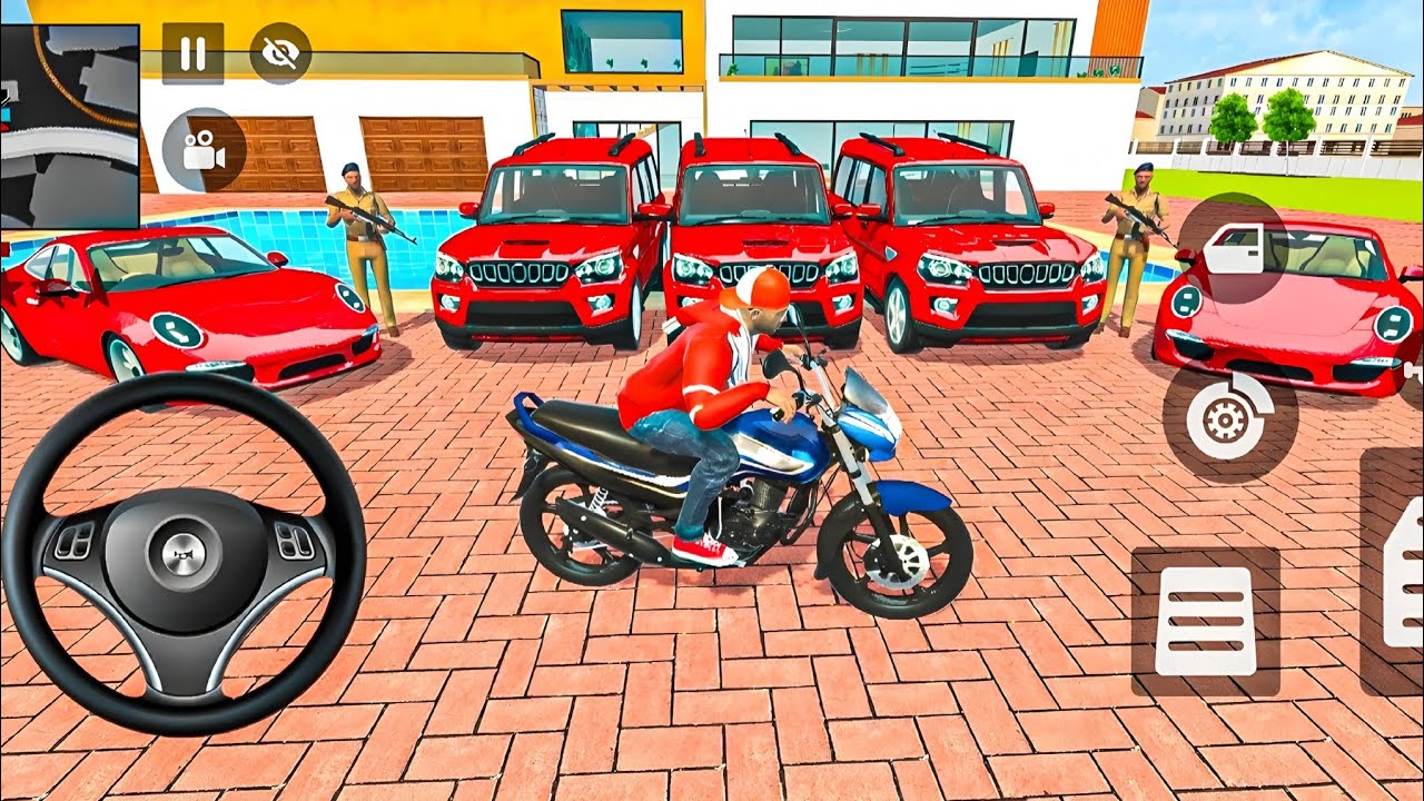 🎮 Franklin order by 3️⃣ Hyper Scorpio and 2️⃣ Super in Indian🇮🇳bike Theft Auto Simulator!