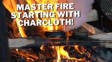 How to Make Char Cloth & Char Material for Easy Fire Starting 🔥