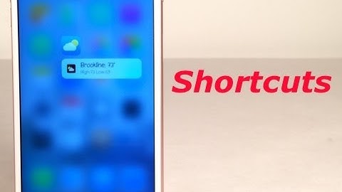 Shortcuts - Cydia Tweak