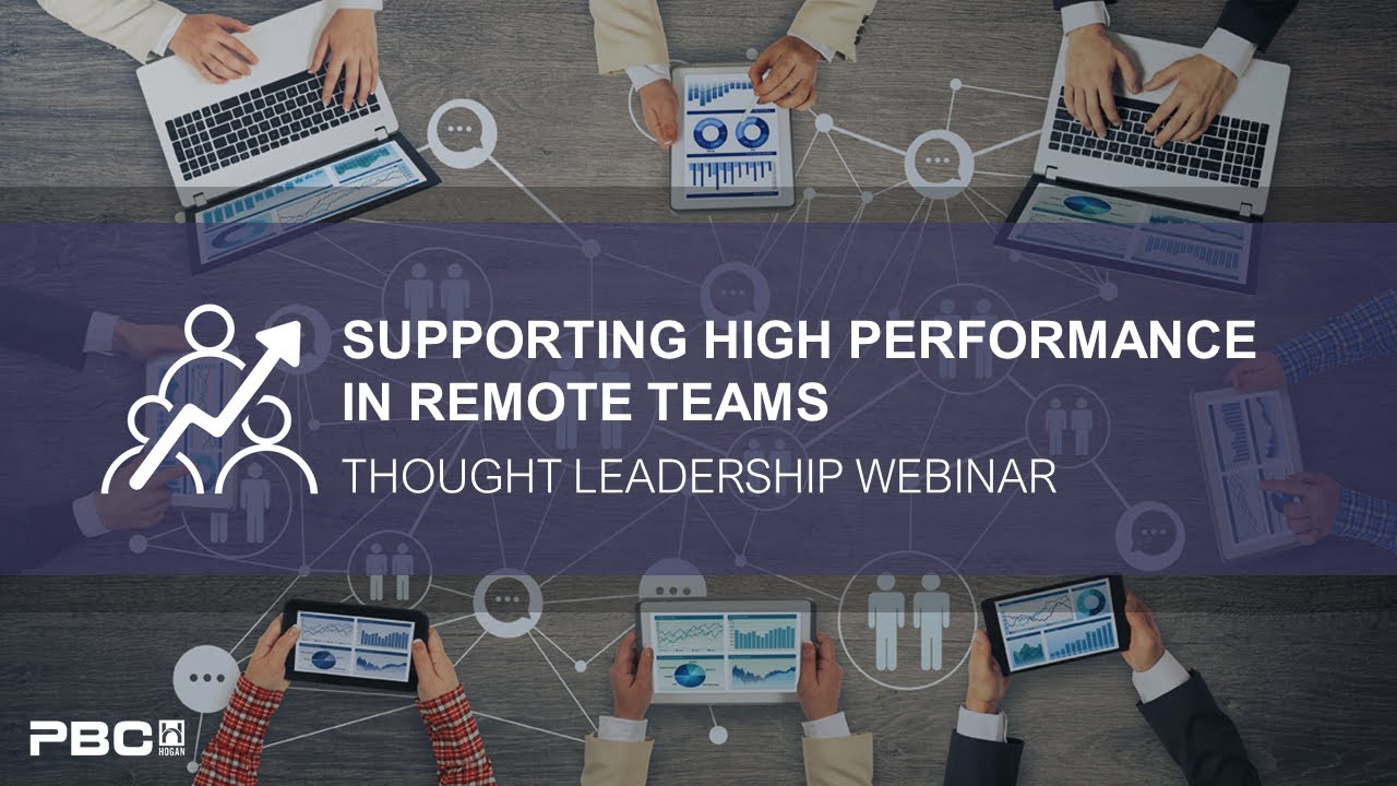Supporting High Performance in Remote Teams - YouTube