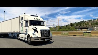 VOLVO VNL 2018 (Cummins X15 engine) - MONTANA POV driving 2K60 screenshot 5