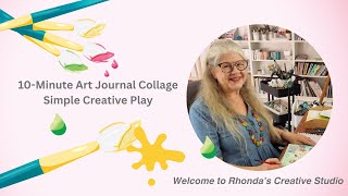 10-Minute Art Journal Collage | Simple Creative Play