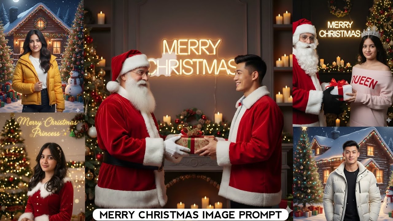 Merry Christmas Ai Photo Editing | Happy Christmas Ai Photo Editing | Christmas Photo Editing 2025