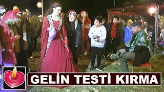 Köy Düğün Oyunu / Köy Kına Gecesinde Gelin Testi̇ Kirma Üç Defa Kırıyor / Gazipaşa Düğünü