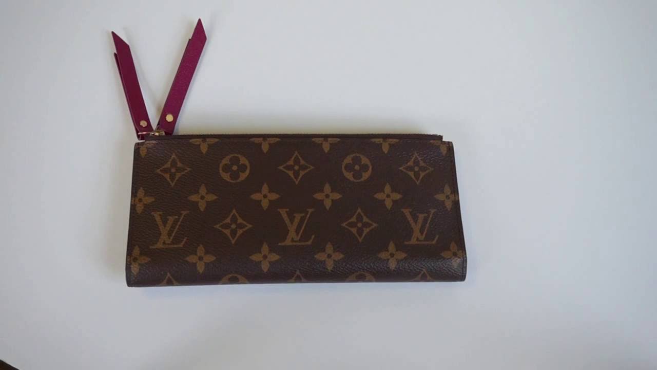 Louis Vuitton Adele Full Size Wallet Review and Wear and Tear - YouTube
