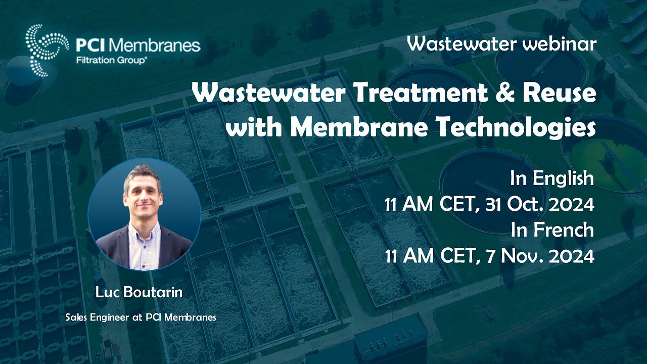 [Webinar] Wastewater Treatment & Reuse with Membranes Technologies