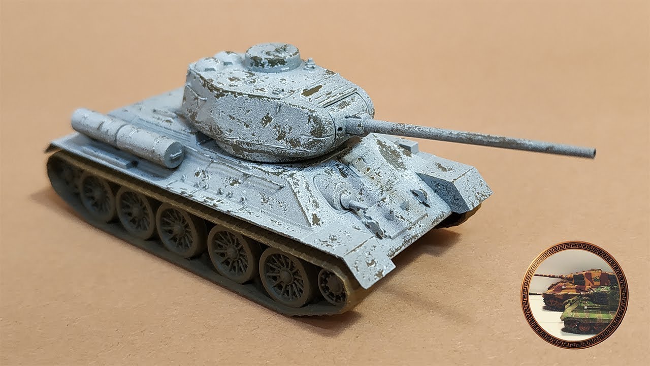 Самая Простая и Доступная модель Танка Т-34/85