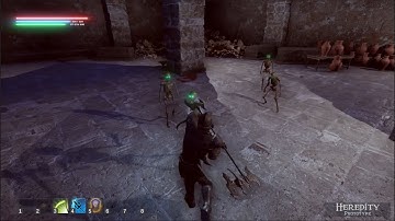 Heredity Dungeon Fighting Gameplay