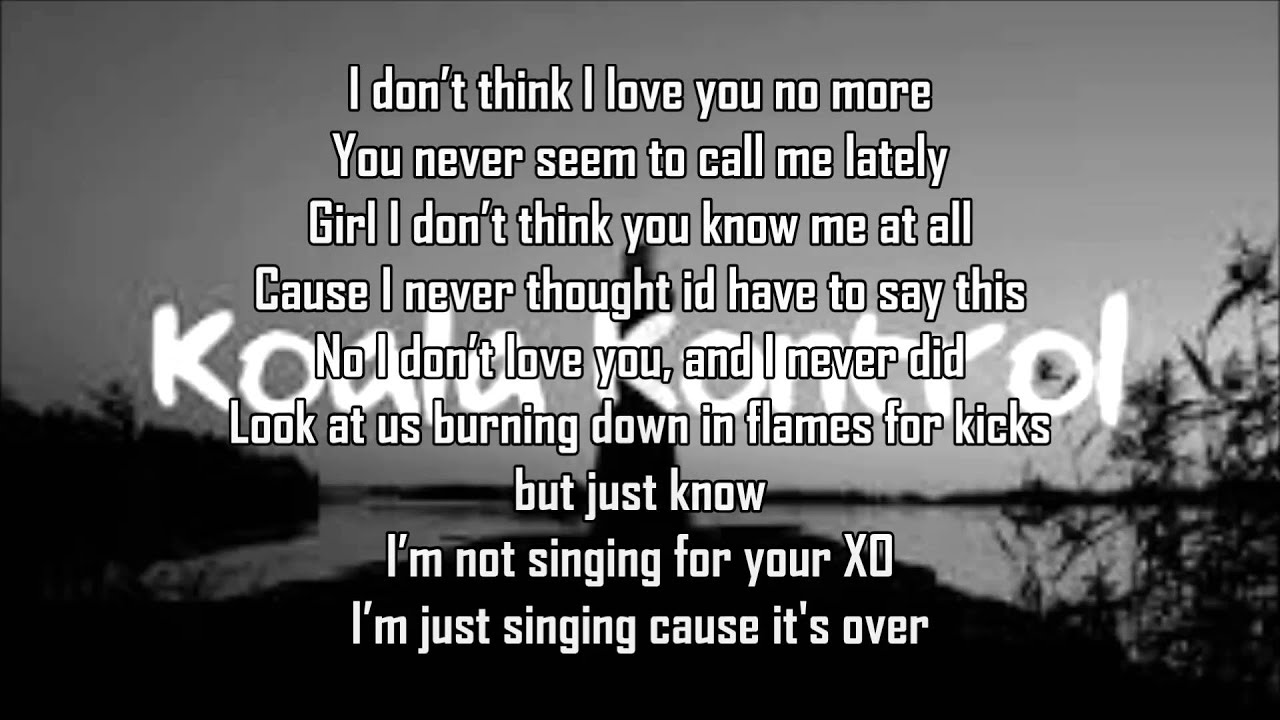 The Eden Project XO Lyrics YouTube