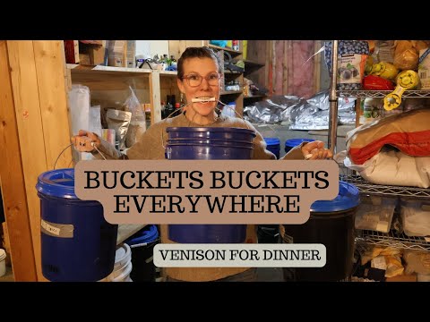 تنظيم مخزن المؤن كيف نقوم بجرد وتخزين المواد الغذائية الجافة بكميات كبيرة في دلاء تحدي الأنهار 