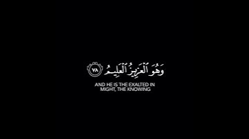 كروما شاشة سوداء بصوت الشيخ #هزاع_البلوشي من سورة النمل