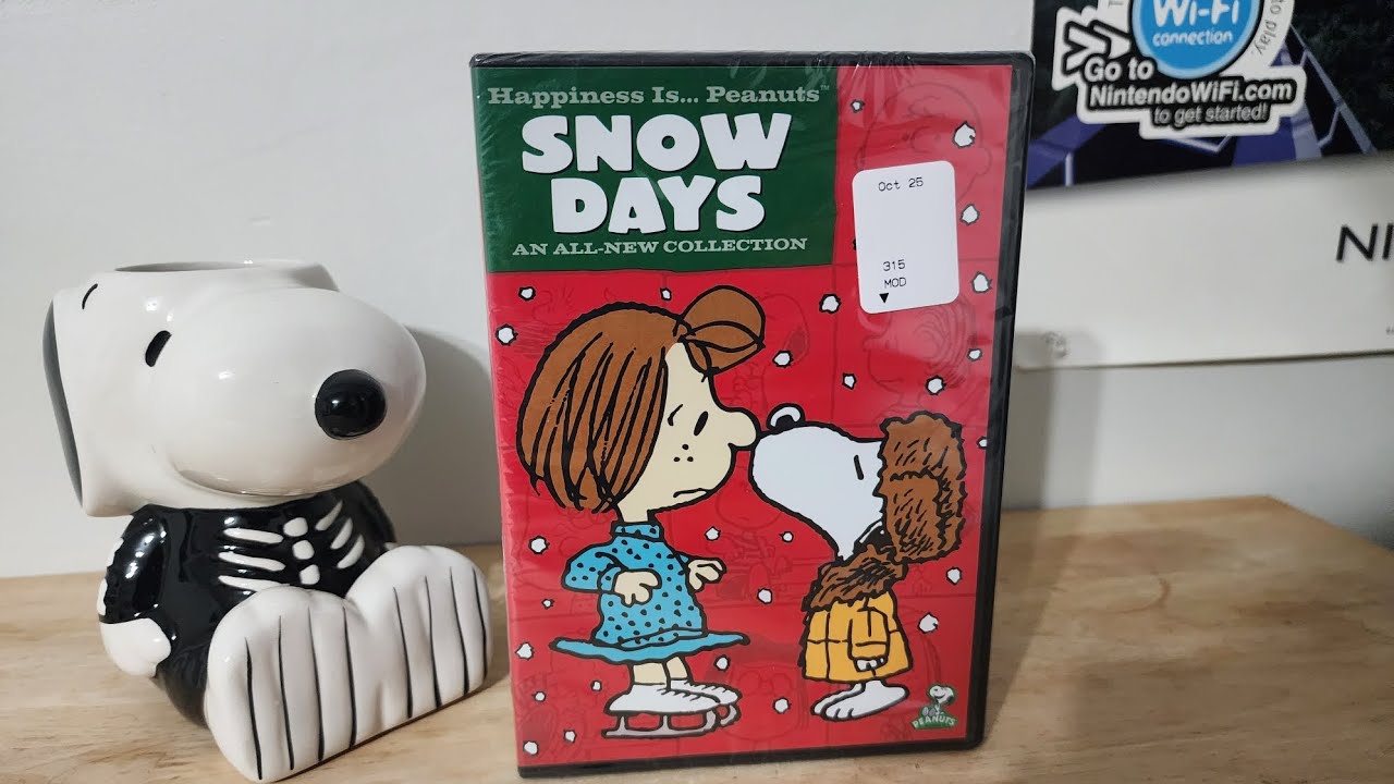 Happiness Is Peanuts Snow Days - DVD Unboxing! - YouTube