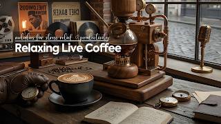 Relaxing Live Coffee | Gentle Jazz Melodies for Stress Relief & Productivity screenshot 4