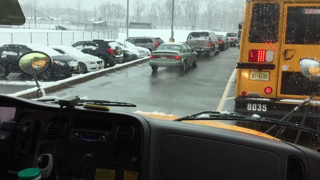 2011 Thomas C2 Bus #27 - Snow in March?! (Half-Day) (3/10/17)