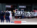 Fans block Manchester United megastore in Glazer protest image