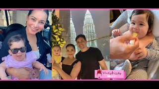 Mak Hot, Anak Comel Bawa Anak Pulang Ke Malaysia, Mashaallah Comelnya Puteri Sulung Raja Ilya