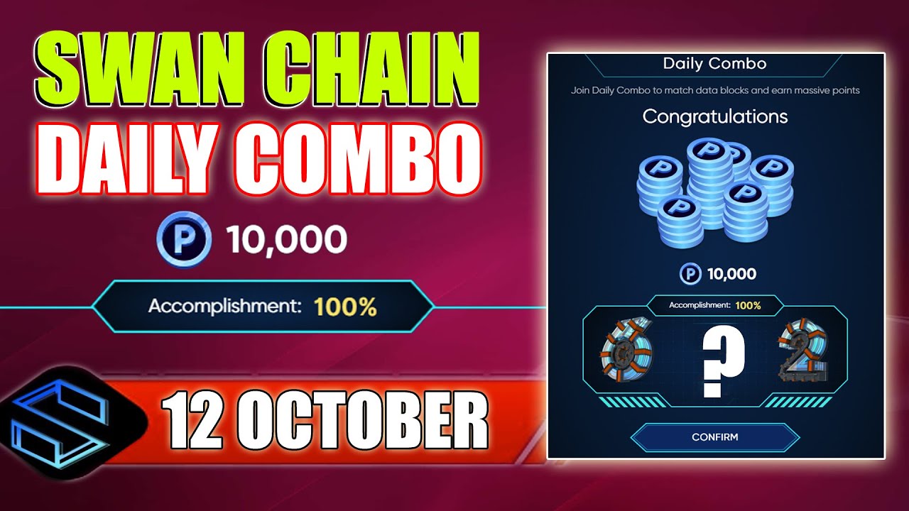 Swan Chain Daily Combo Today Code 12 October | Swan Chain Airdrop Latest Update 