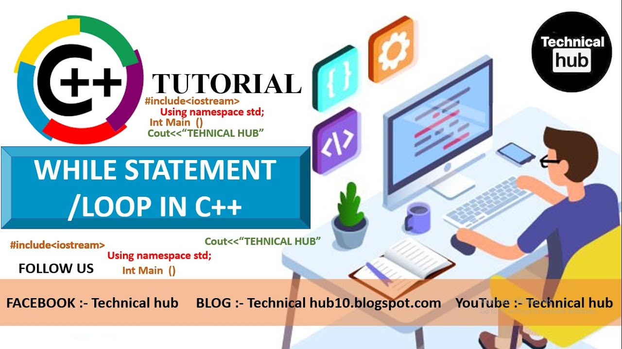 while loop in c/c++ |while statement in c++ in (Urdu/Hindi) | C++ while ...