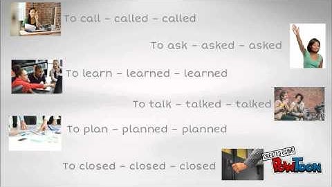 Regular and Irregular Verbs