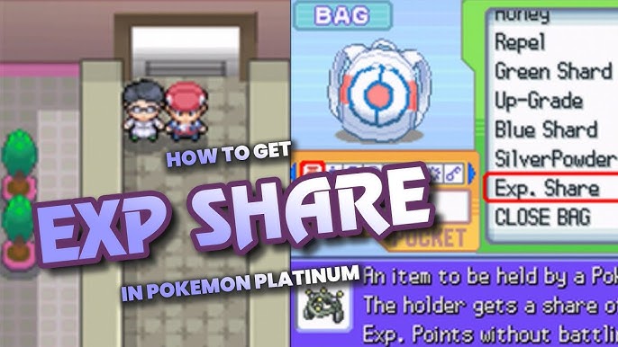 How does the EXP Share work in Pokemon Brilliant Diamond and Shining Pearl?