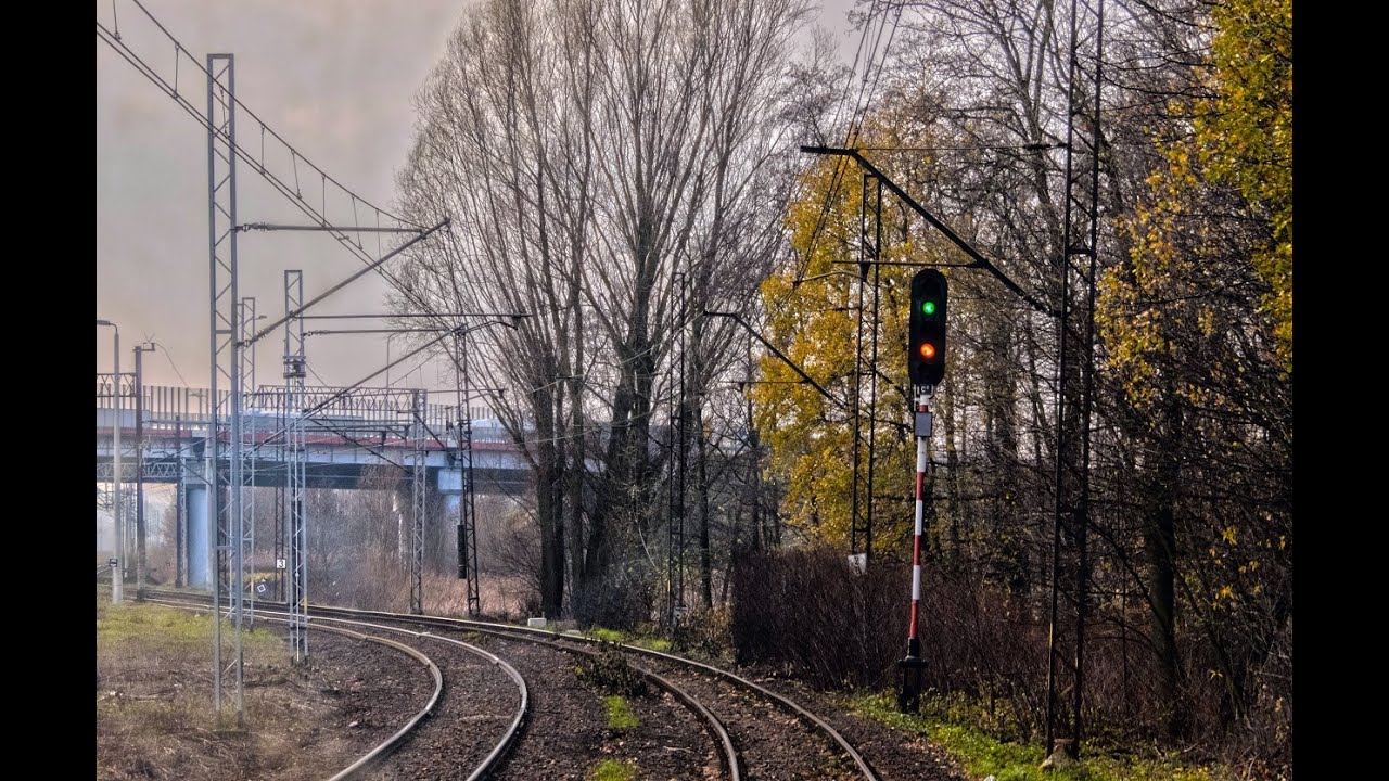 |Cabview| Gliwice - Rybnik (przez. Knurów, Leszczyny) z okien elektrowozu.