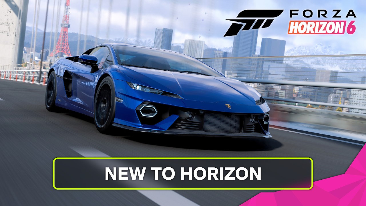 Forza Horizon 6 представляет Lamborghini Temerario в свете