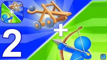 Merge Archery - Gameplay Walkthrough Part 2 Tutorial Stickman Army Commander (iOS,Android)
