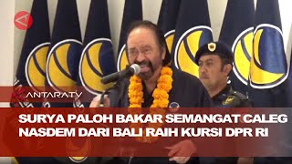 Surya Paloh Bakar Semangat Caleg Nasdem Dari Bali Raih Kursi Dpr Ri