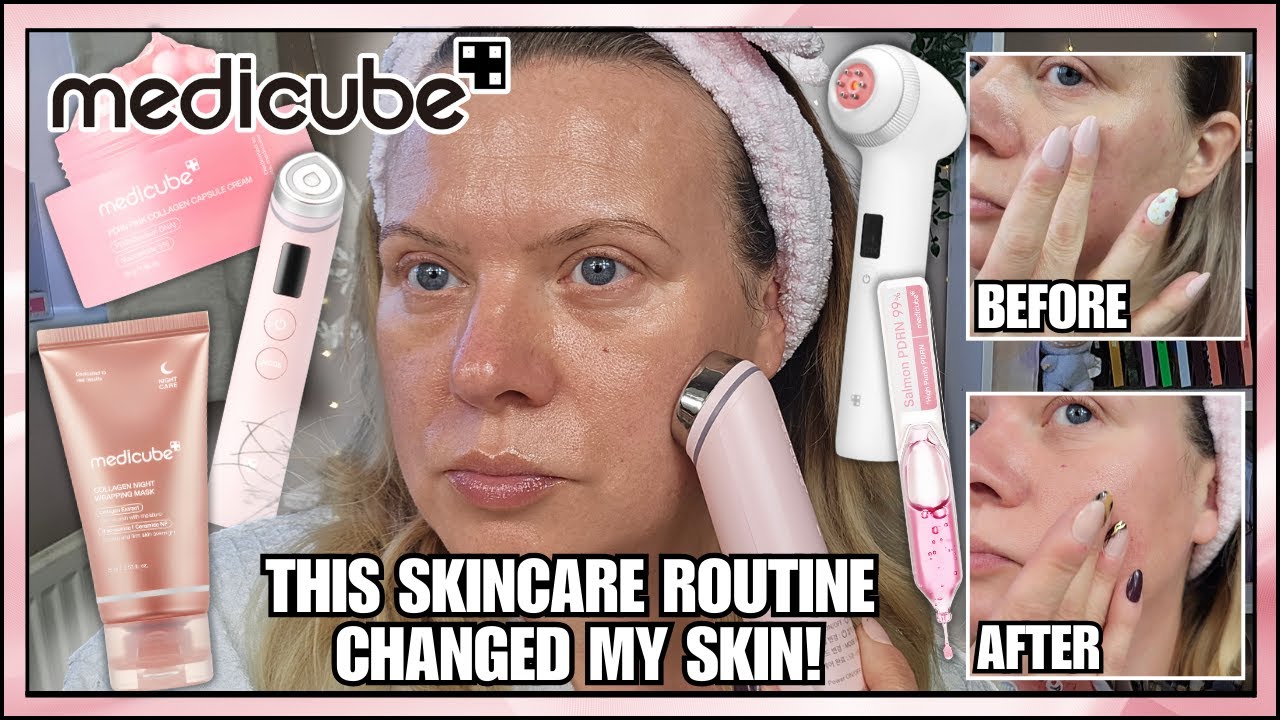 MEDICUBE Skincare Routine That Transformed My Skin | Step-by-Step Guide RF ULTRA TUNE | Clare Walch