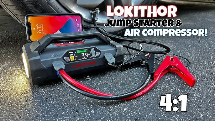 Very Interesting! Inflator + Jump Starter + LED + Charger All In One 