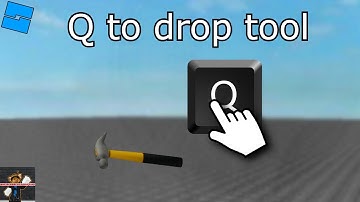 How to make Press "Q" to Drop Tool in Roblox Studio!