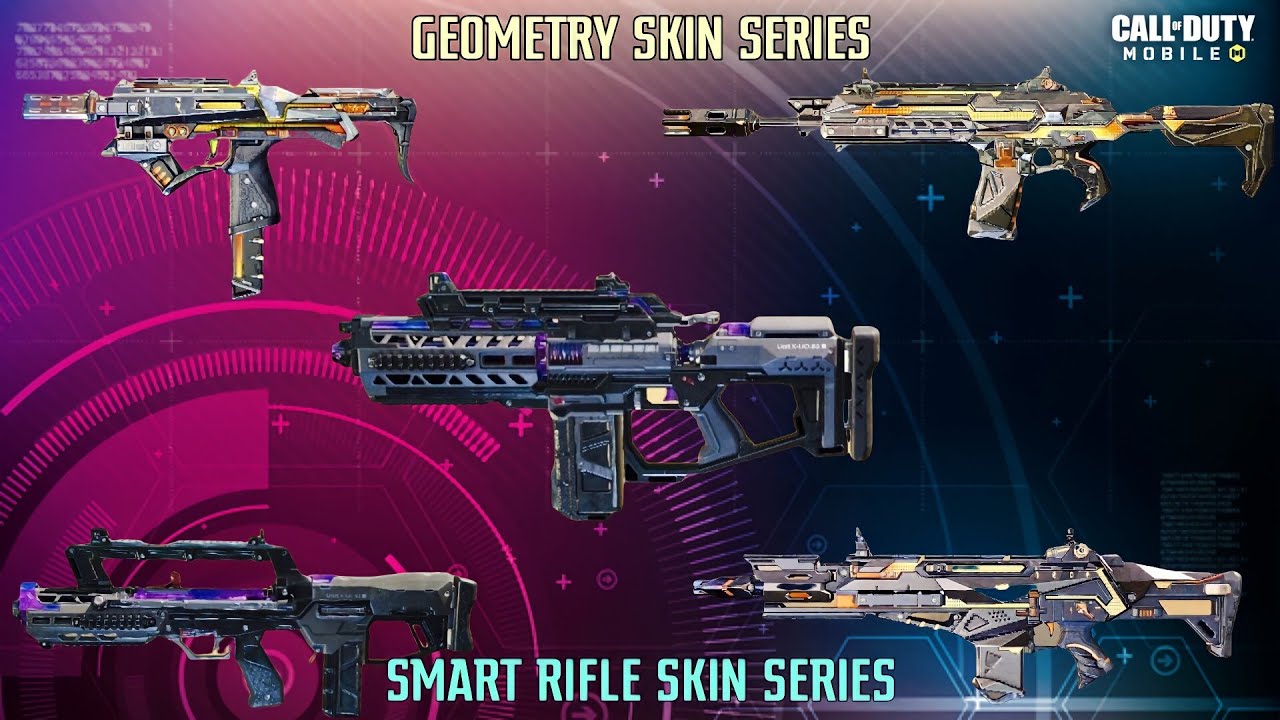 *NEW* GEOMETRY SERIES AND SMART RIFLES GUN SKIN COLLECTION | WITH IRON ...