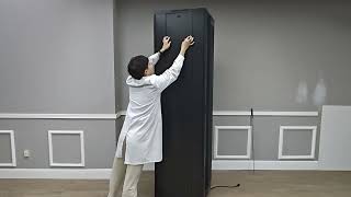 22176 48U Server Cabinet Steel Glass Av Equipment Data Center Fixturedisplays 3D