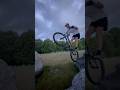 Précision et orage 🌩️ #ride #bike #trial #mtb #storm