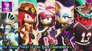 The sheer power of low leveled characters