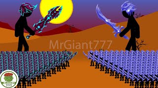 x9999 SWORDWRATH VAMP VS SWORDWRATH ICE DEFEAT ALL SPEARTON BOSS | Stick War Legacy Mod | MrGiant777