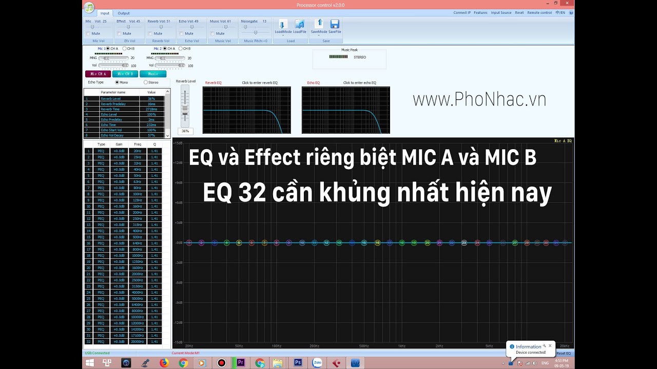 Hướng dẫn setup vang số S750 và link tải phần mềm | Phố Nhạc