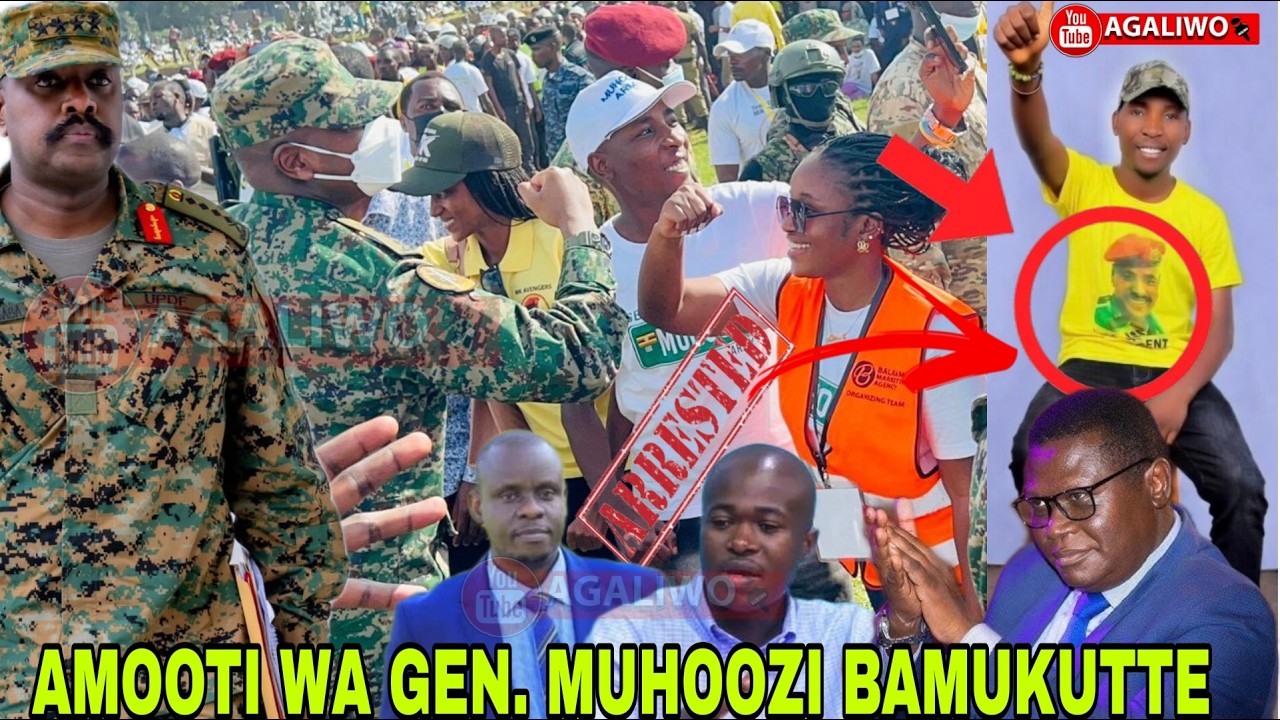 OWA GEN. MUHOOZI GWEBAKUTTE ATABUDDE P.L.U. , GEN. MUHOOZI BAMWEGAYILIDDE. MAO KU SPEAKER TEBINAGGWA