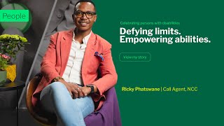 Ricky Phatswane's Inspiring Journey at Nedbank | Defying limits.  Empowering abilities.