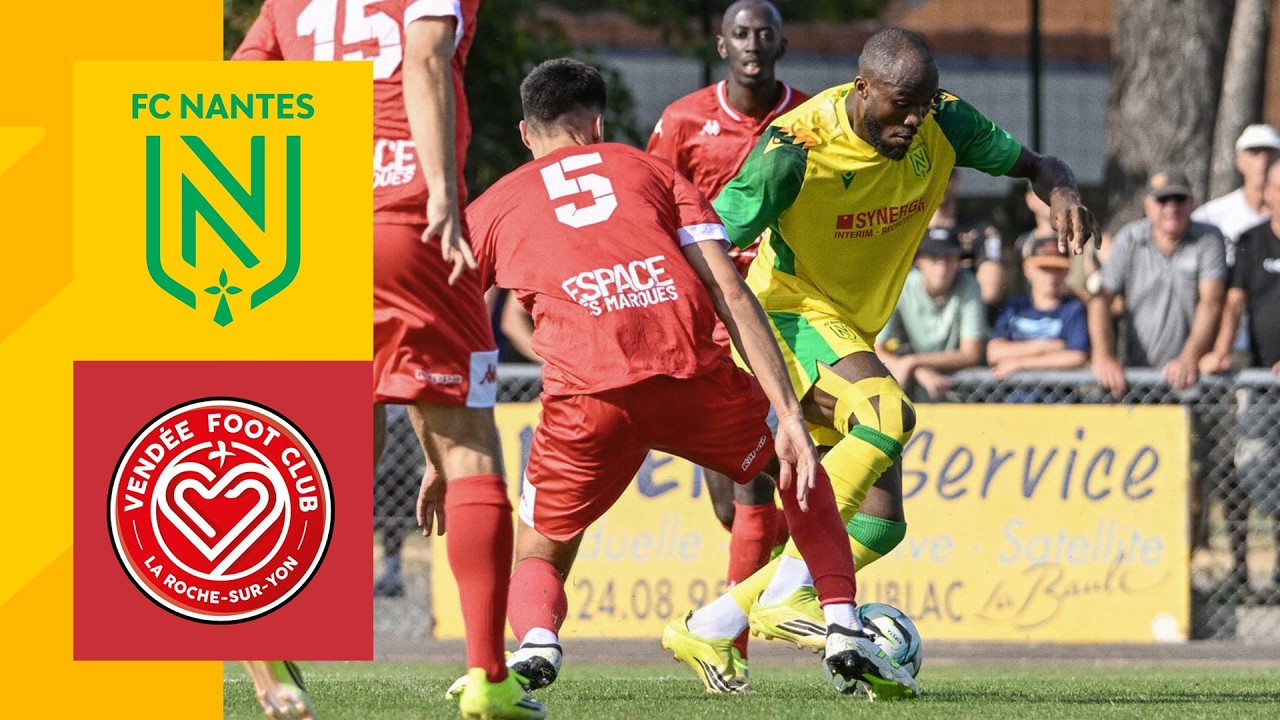 Nantes 1–1 La Roche Vendée full highlights