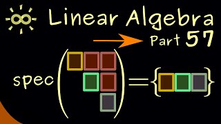 Linear Algebra 57 | Spectrum of Triangular Matrices [dark version]