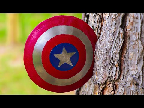 THROWING Captain America's Mini Titanium Shield
