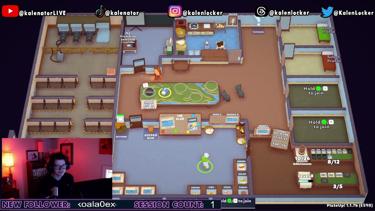 Kalenator Twitch VOD - two idiots run a restaraunt | PLATEUP! MULTIPLAYER | Twitch VOD