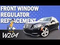Mercedes-Benz W204 C-Class Front Window Regulator Replacement