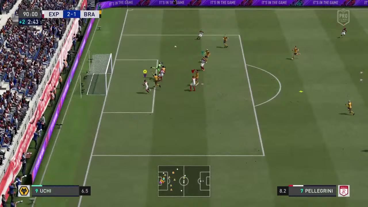 Fifa18 観客席から観戦する スタジアムのディテール Kuma16 スクショ メモ帳 置き場