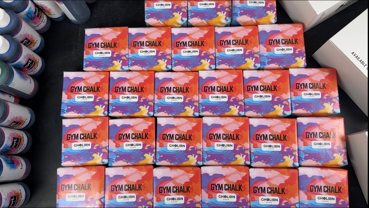 SATISFYING GHOLIBN GYM CHALK DYING PROCESS - UNCUT