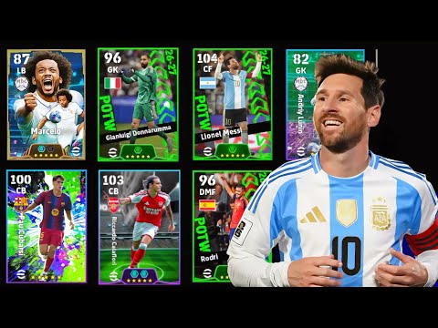 New Featured! 🎁🎉 104 POTW Lionel Messi Card 😱 Pack Opening! eFootball 2027 Mobile v6.1.0 Update